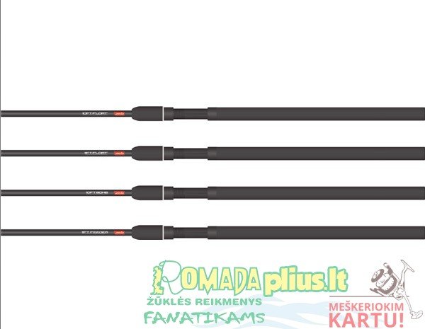 Meškerė Carbon Waglerr 3.00m Wychwood 2-Dalių