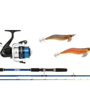 Alternative view of Meškerė su ritė + masalai Mitchell Kalmarų žvejyba