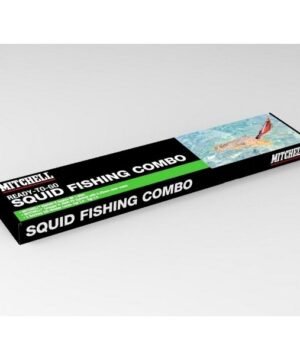 Meškerė su ritė + masalai Mitchell Kalmarų žvejyba