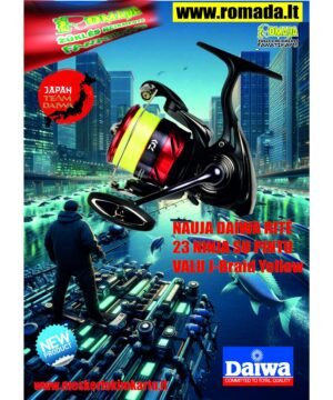 Nauja 2025 metų Daiwa Ritė NINJA LT 2500 / 4000 C JB4 SU PINTU VALU Aukštųjų technologijų ritė DAIWA