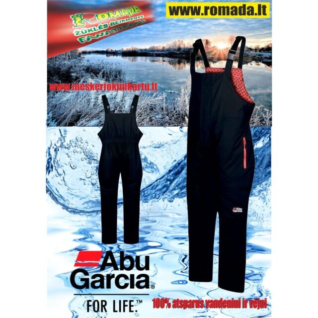 Žieminis Abu Garcia Kostiumas -20C  Nepralyjantis Lengvas Neprapučiamas - 100% atsparus Vandeniui ir vėjui - Image 3