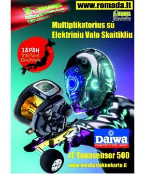 Naujas 2026m. DAIWA Multiplikatorius su Elektriniu Valo Skaitikliu 26-Tanasensor 500 Daiwa
