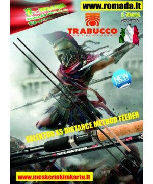 Naujiena 2024m Meškerė Dugninė TRABUCCO NEW  SELEKTOR XS DISTANCE METHOD FEEDER 3.90m