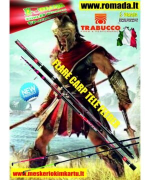 Naujiena 2024m Meškerė Dugninė Teleskopinė FLARE CARP TELE FEEDER 3.60m