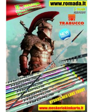 Naujiena 2024m Meškerė TRABUCCO HYDRUS NEO LAKE TROUT Bolognese 4.2m Super Lengvumas Nuo 160g