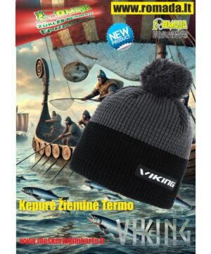 Naujiena Viking Šilta Žieminė Kepurė megzta Beanie