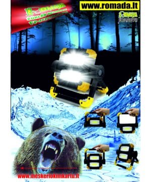 Nešiojamas Lauko Prožektorius Led Transformer