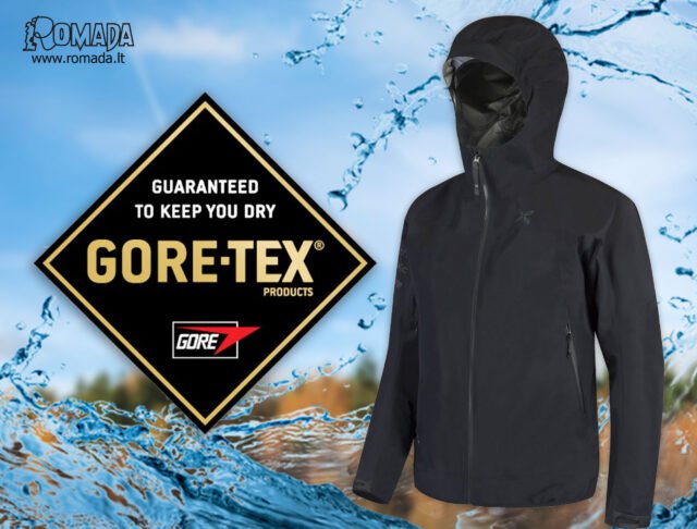Striukė GORE‐TEX® Paclite® GTX Gore-Tex Pagaminti Europoje Aukšta kokybė! Vandeniui Atsparumas 100% Kvėpavimas Membrana 30.000 /30.000
