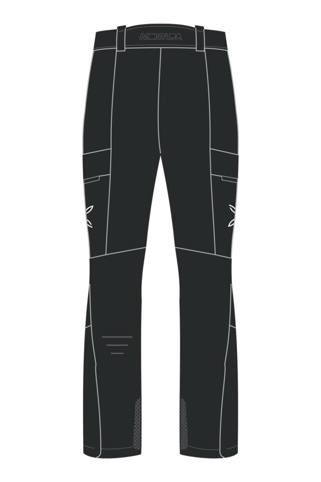 Kelnės Montura GTX Waterproof  Membrana 20.000 / 10.000 Žvejybai Slidinėjimui Juodos- Vandeniui nepralaidūs Pagamintos Italijoje - Image 3