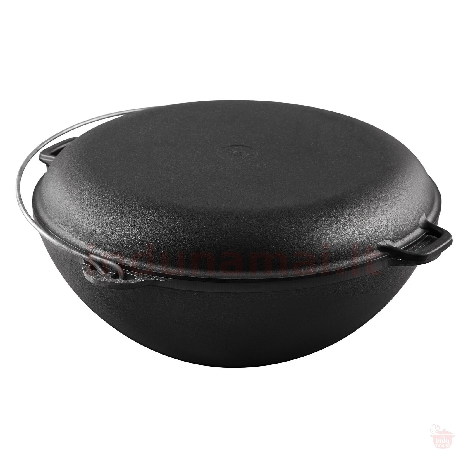 NEW Bio puodas Totoriškas kazanas 12L špižinis-Ketaus +Keptuvė dangtis - Image 2