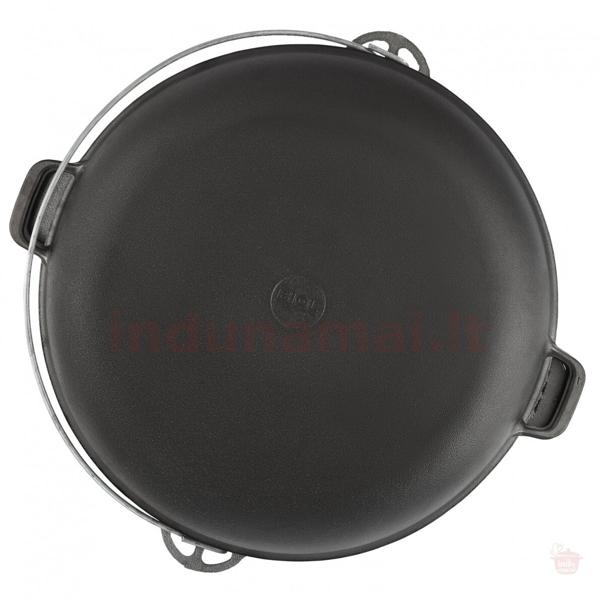 NEW Bio puodas Totoriškas kazanas 12L špižinis-Ketaus +Keptuvė dangtis - Image 3