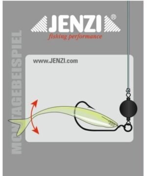 Alternative view of Offset Kabliukas + Spiralė Drop Shot Titan