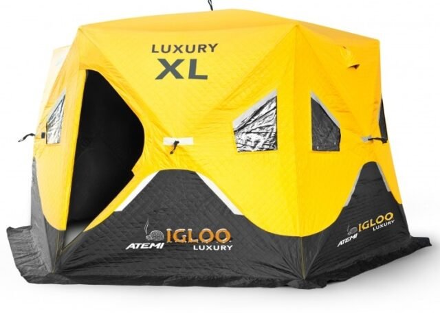 PALAPINĖ ŽIEMINĖ KUBAS ROMBAS XL 291x198x251cm Super BIG Pašiltinta Thermal IGLOO LUXURY