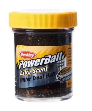 Pasta Upėtakiams Powerbait Gliter Trout Plaukianti BERKLEY Natural Scent Glitter Worm Pearl 50g naktinio slieko skonio