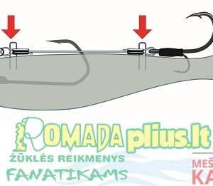 Pavadėlis riperiams Stinger-System 2vnt 7cm Germany