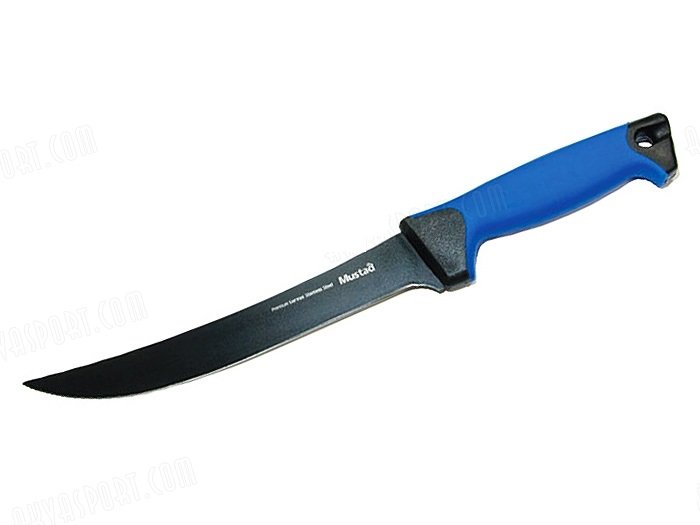 Super Kaina 27eur Peilis Knife 8inch padengtas Teflonu Filiavimo Nerūdijančio plieno peilis geležtė 23cm Aukšta Kokybė Mustad Norway