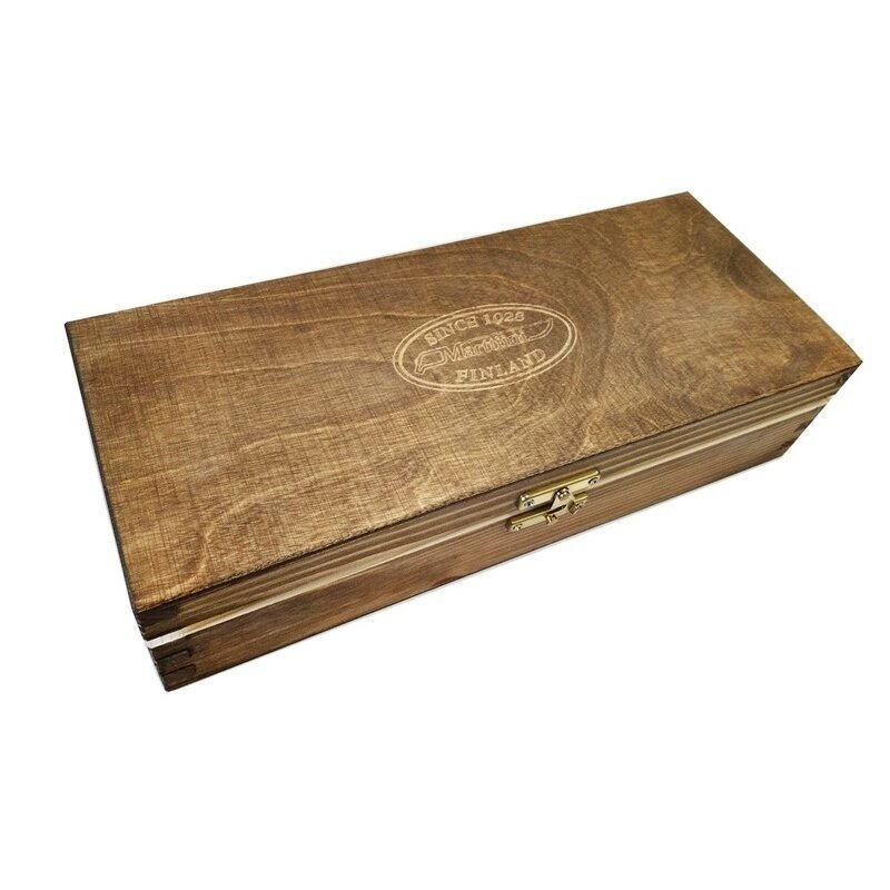 Peilis Marttiini Eagle Damasko plieno Made in Finland + Dovanu+ Sertifikatas dėžutė įspūdingas kolekcinis daiktas - Image 5