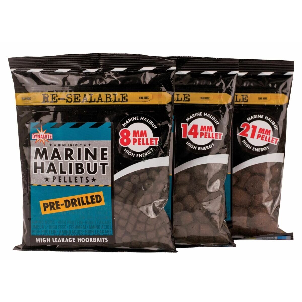 Peletės Dynamite Baits Marine Halibut 14mm 21mm 350g Karpių Šamų Ungurių Eršketų Vėgėlių ir Upėtakių žvejybai geriausias masalas