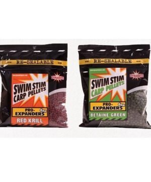 Peletės Dynamite Baits Swim Stim Pro Expanders Pellets 300g Karpių Šamų Ungurių Eršketų Vėgėlių ir Upėtakių žvejybai geriausias masalas
