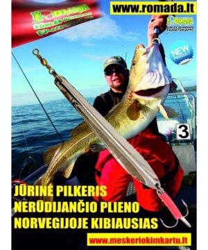 Pilkeris Nerūdijančio Plieno Jūrinis  Norvegijai Vienas iš Kibiausių 175gr / 200g / 250g / 300g / 400g/ 500g / 600g / 700g / 750g / 1000g