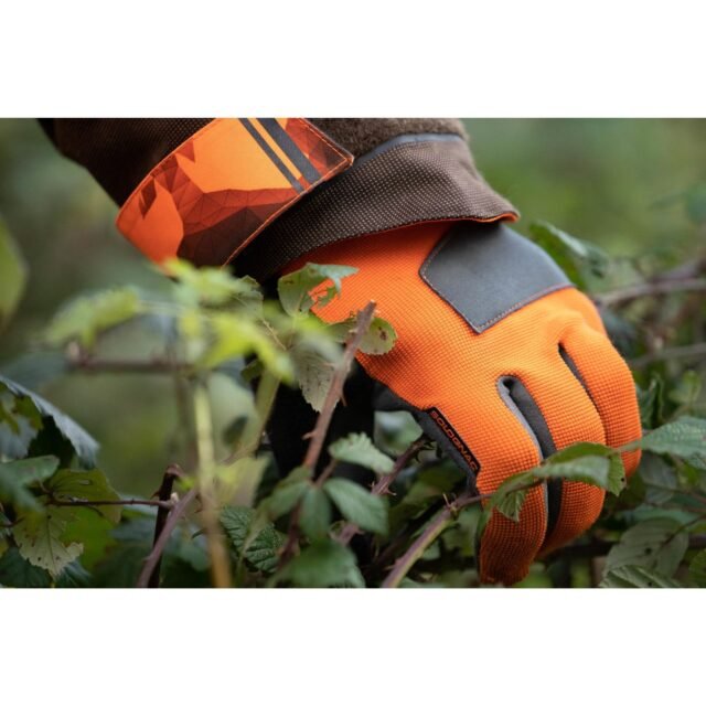 -50% super Kaina 34eur Pirštinės medžiotojams Waterproof Supertrack Orange Membranuotas vandeniui atsparus audinys