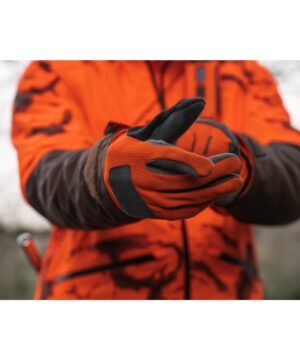 Alternative view of -50% super Kaina 34eur Pirštinės medžiotojams Waterproof Supertrack Orange Membranuotas vandeniui atsparus audinys