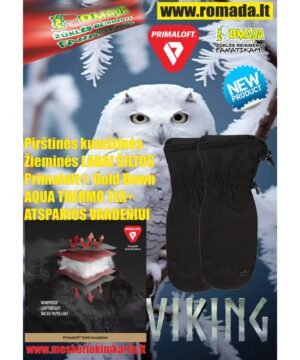 Žieminė Pirštinės Kumštinės Žvejybai Medžiokliai Slidinėjimui Žieminės LABAI ŠILTOS Primaloft® Viking  AQUA THERMO TEX+ ATSPARIOS VANDENIUI