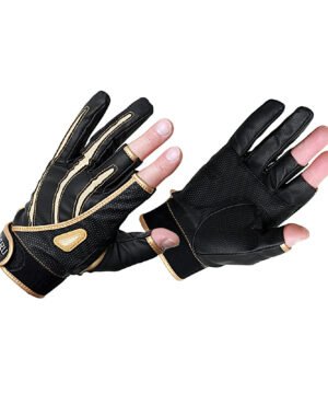 Pirštinės trijų pirštų Blak/gold