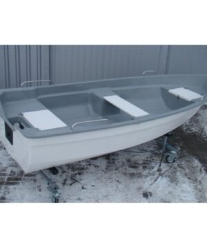 -20% Super Kaina 2225eur Plastikinė valtis kateris SALLOW 3.90m FISHING Deluxe version Variklis iki 15Ag Aukšta kokybė!