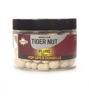 Plaukiantis boiliai DYNAMITE BAITS Monster Tigernut Fluro Pop Ups 10mm