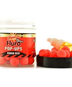 Plaukiantys Dynamite Boiliai Robin Red Fluro Pop Up15mm