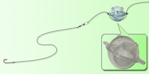 Plūdė Fluo žalsva kamuoliukas su 2 metalinėmis ausytėmis 35mm Plūduras 2vnt. - Image 12