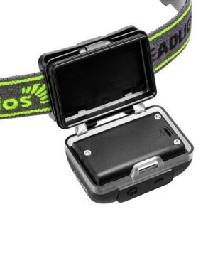 Alternative view of Prožektorius ant galvos kraunamas LED mažas galingas lengvas