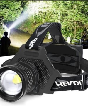 Prožektorius ant galvos LED UV 3 akys Powerbank