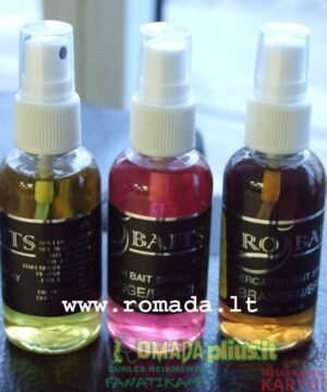 Purškiamas kvapas Eurobait made in Germany su feramonais žuvims 50ml / 30ml / 5ml Silkė Krevetė Česnakas Sardinė Sliekas Uodo trūklio Starkis