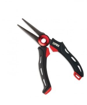 Replės žvejo su snapeliu Rapala Mag Spring Split Ring Pliers without Sheath