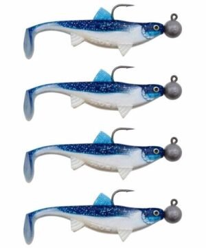 Riperis + Jig 7g Reali žuvytė 8cm Blue IŠPARDAVIMAS -50%