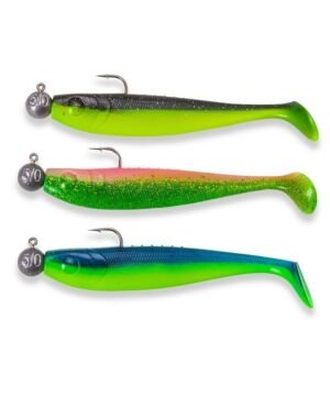 Riperių su Jigu komplektas 15cm 18g 3vnt