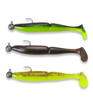 Riperių su Jigu komplektas 15cm 14g 3vnt