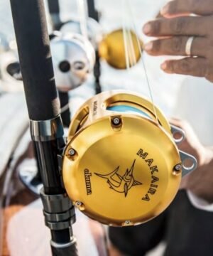 -24% Super Kaina 499eur Ritė Multiplikatorius Super Stiprumo Makaira 10II 4D 2 speed RH-Dešinė ranka Dvejų greičių Tūnų Žvejybai Norvegijoje Halibut žvejybai