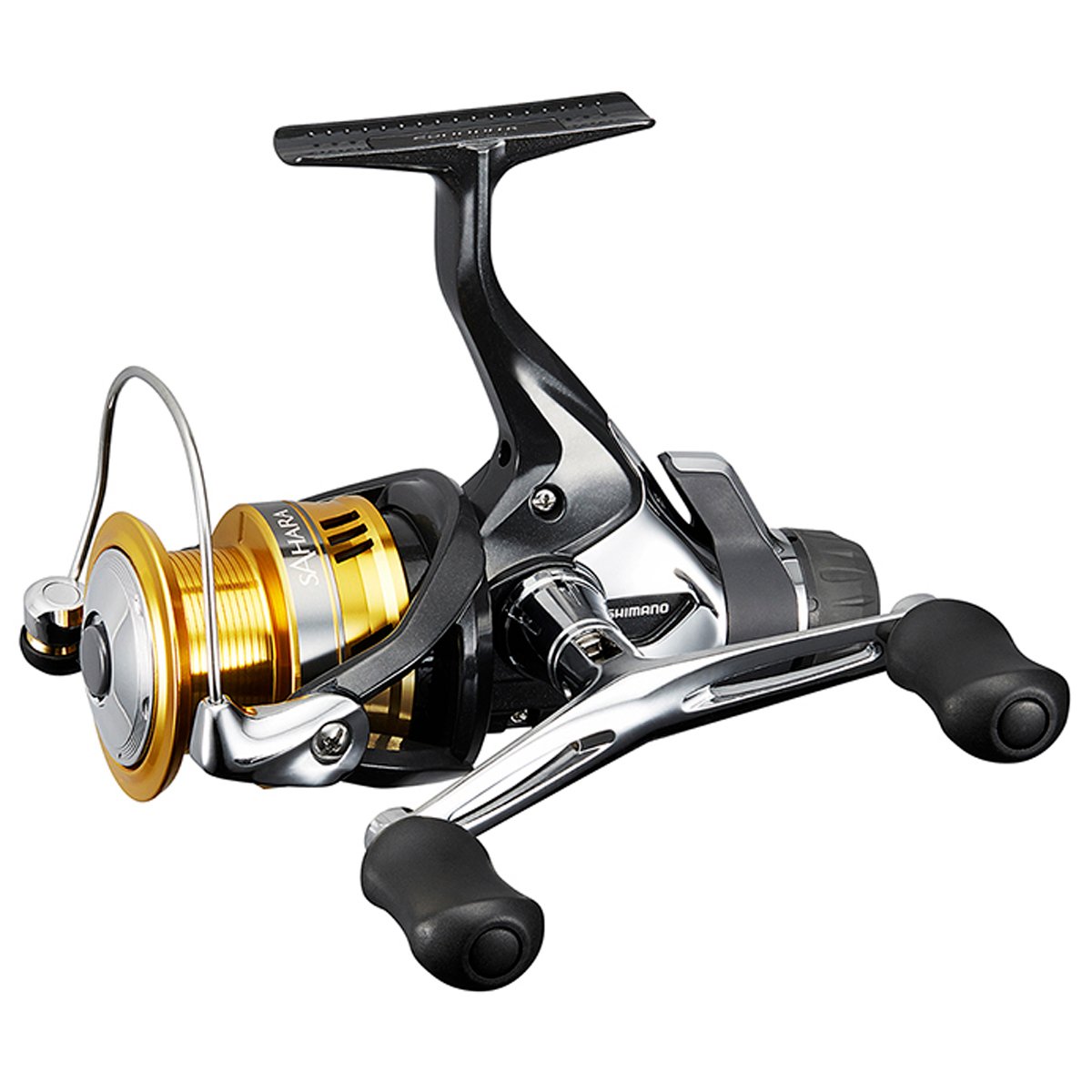 Shimano Ritė Spiningui Sahara RD Double Handle (dviguba rankenėlė) Du kart patogiau+greito stabdžio atleidimo sistema