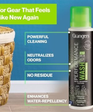Koncentruotas Skalbiklis Grangers performance wash concentrate Gore-Tex Membraninių drabužių skalbimui namų sąlygomis