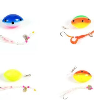 Sistema plekšnių jūrinė 2-hook rig 130g