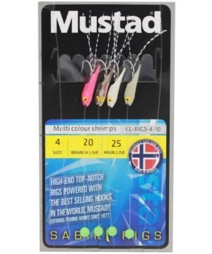 Sistemėlė jūrinė Krevetės Multicolor Mustad