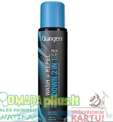 Skalbiklis valiklis impregnantas Grangers 2in1 Wash and Repel Gore-Tex Membraninių drabužių priežiūra ir skalbimui namų sąlygomis