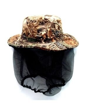 Skrybėlė nuo saulės su tinkleliu nuo Uodų