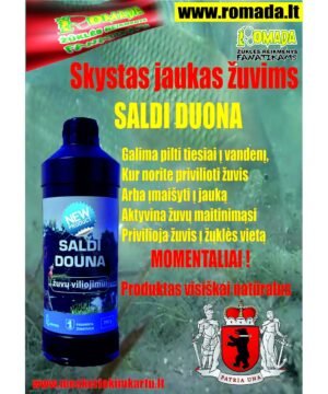 Skystas Jaukas Saldi Duona Momentaliai Privilioja Žuvis į Žūklės vietą 100% natūralūs ingredientai