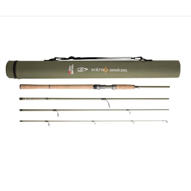 Spiningas AbuGarcia SALMO Travel 2.7m 4dalys + tūba