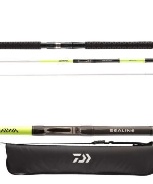 Spiningas jūrinis DAIWA Kelioninis Sea Line Xtrem Interline Travel 2.35m 15-30LB 4-dalių Transportavimo ilgis 65cm + Kietas Dėklas