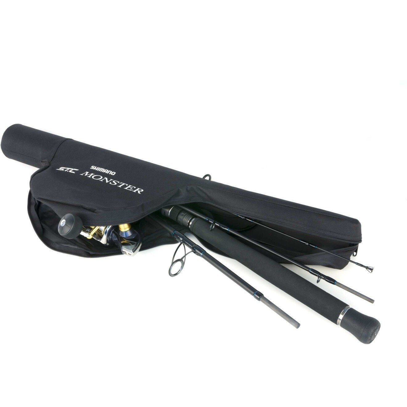 Spiningas kelioninis Shimano STC Monster Spin 3.15m iki 110g 69cm su kietu dėklu - Image 3